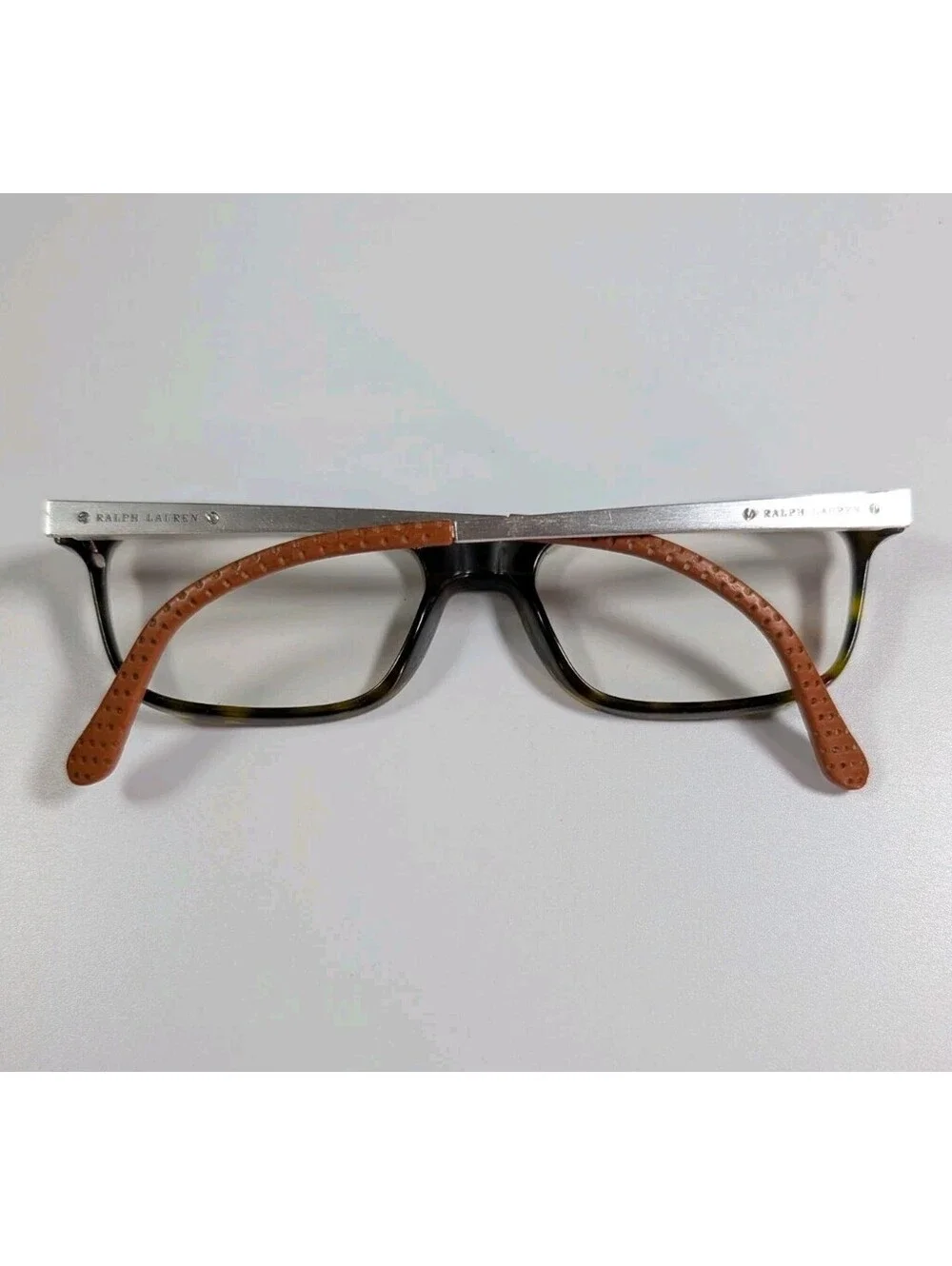 Ralph Lauren Mens 53mm Brown Havana RL6134 5003 Rectangular Eyeglasses Frames Rx